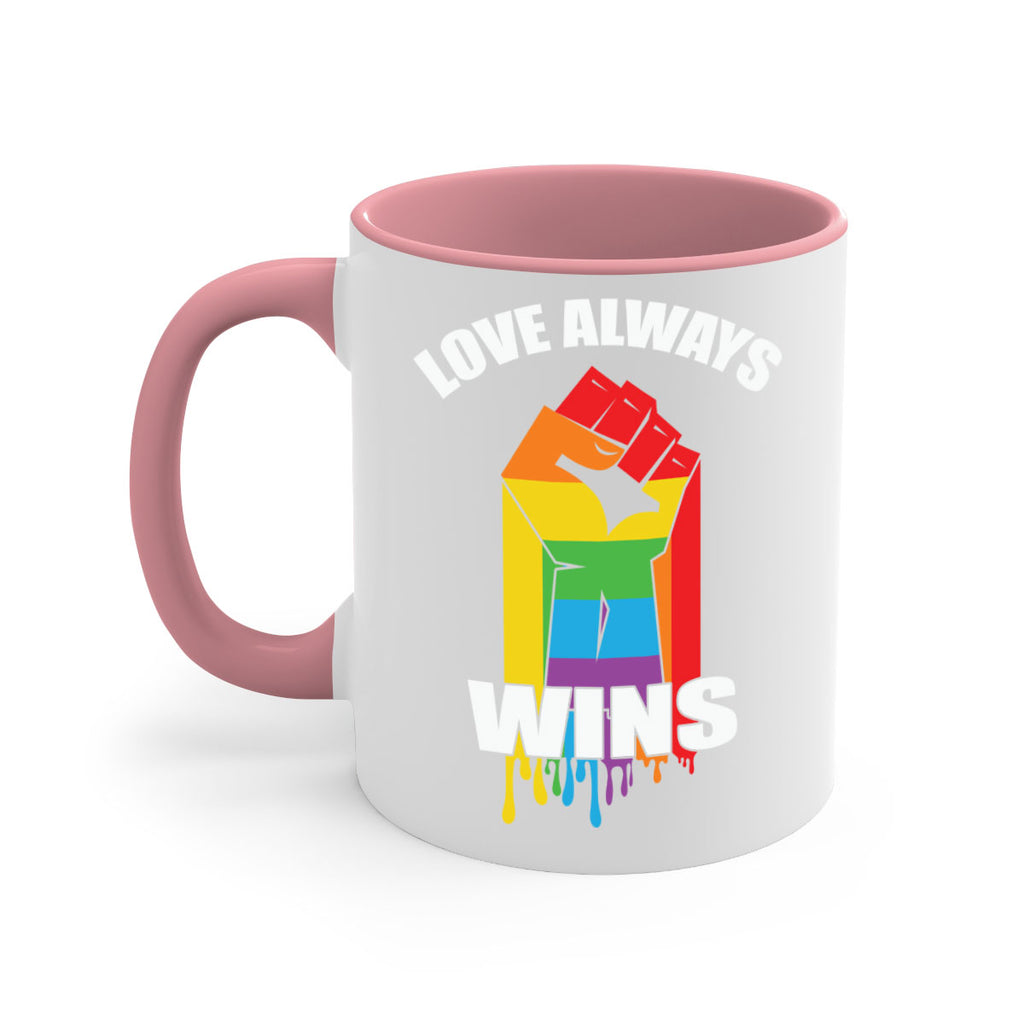 love always wins lgbt fist lgbt 87#- lgbt-Mug / Coffee Cup