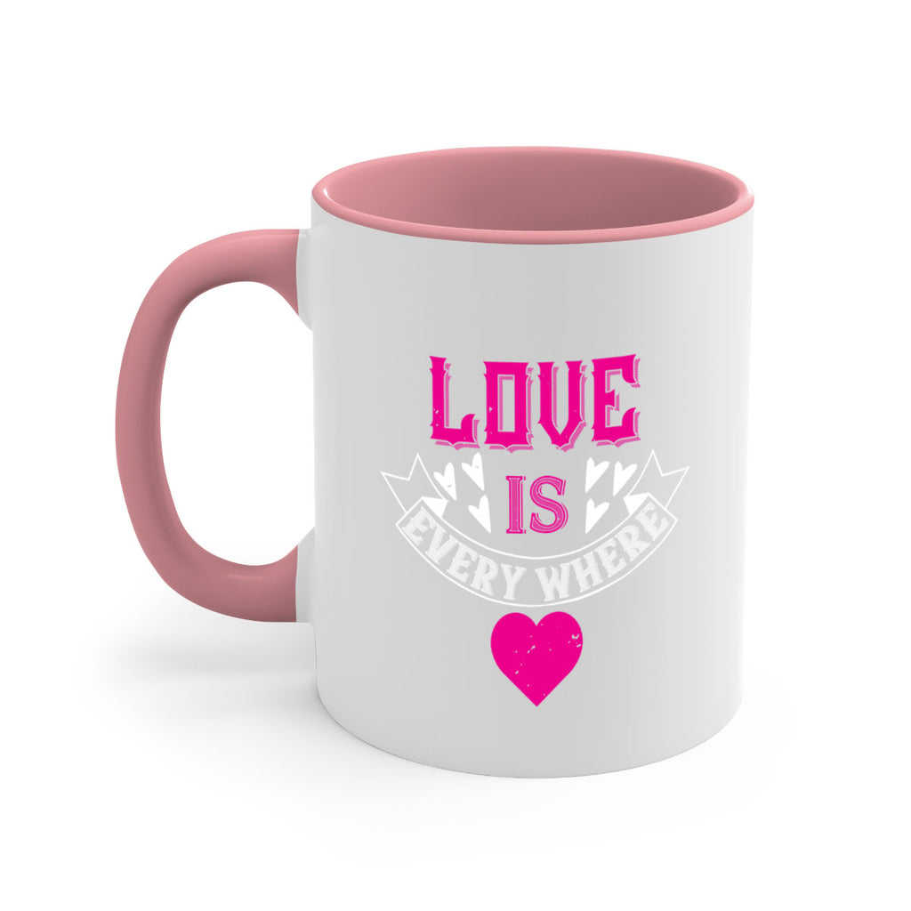 love is every where 44#- valentines day-Mug / Coffee Cup