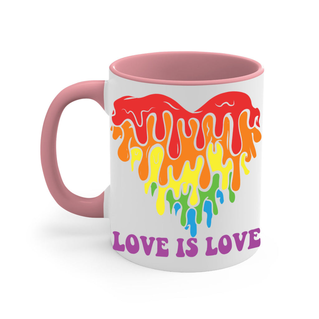 love is love rainbow ice lgbt 85#- lgbt-Mug / Coffee Cup
