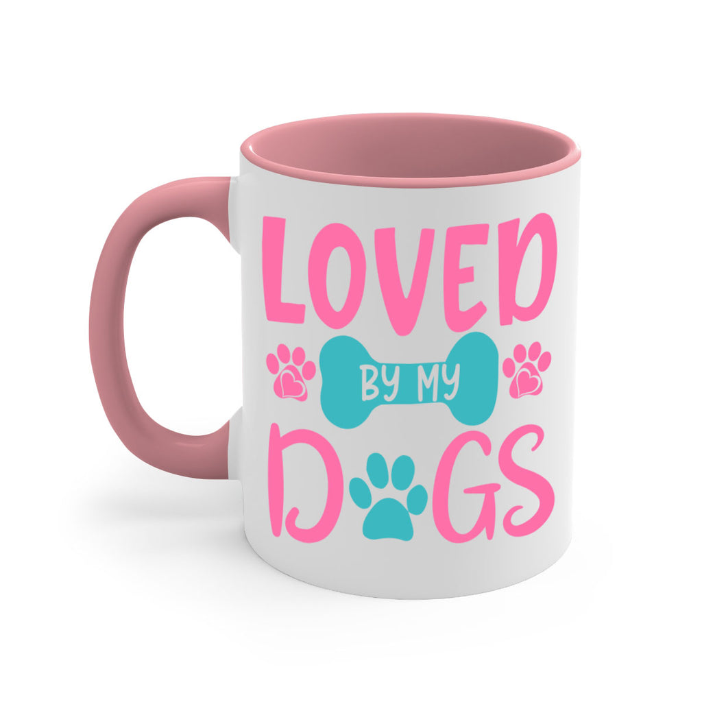 loved by my dogs 327#- mom-Mug / Coffee Cup