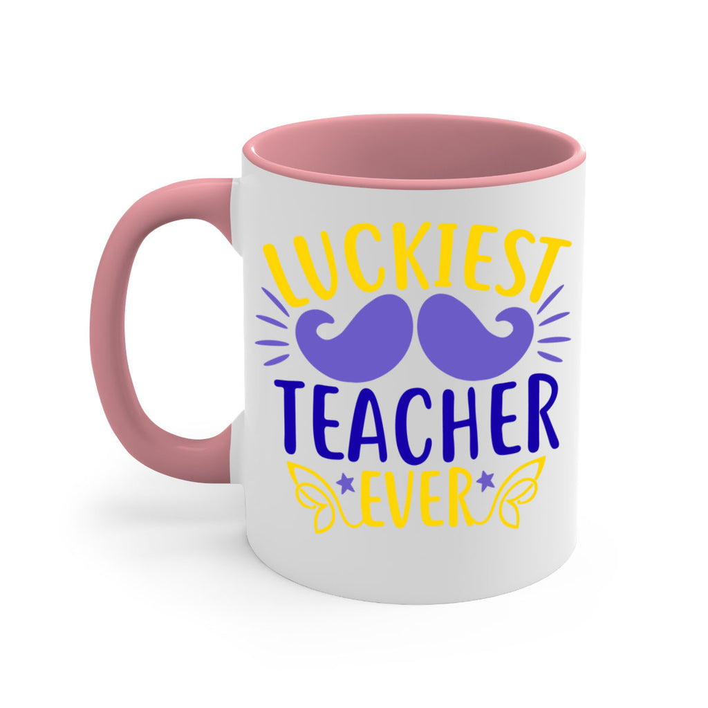 luckiest teacher ever 12#- mardi gras-Mug / Coffee Cup