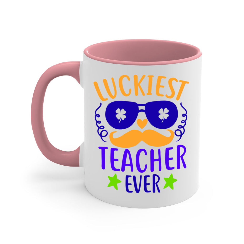 luckiest teacher ever 14#- mardi gras-Mug / Coffee Cup