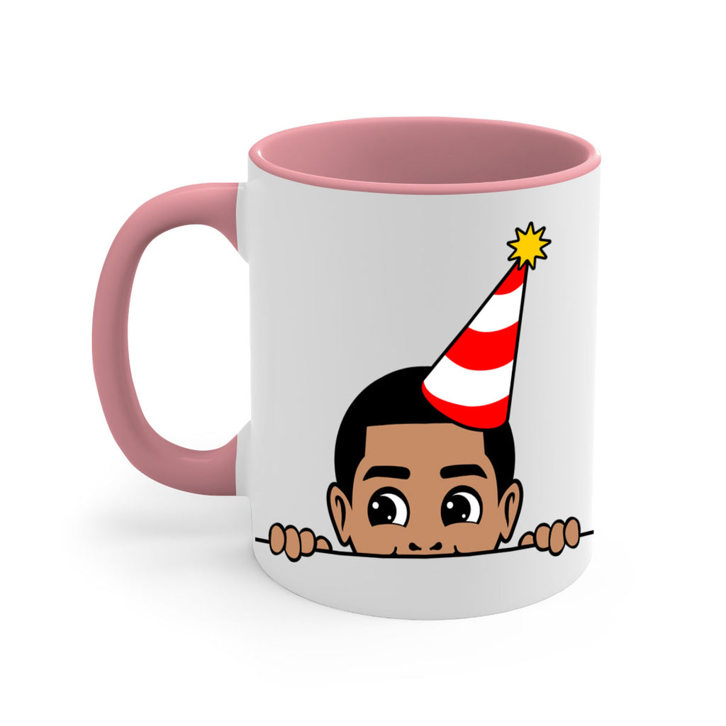 peekaboo afro birthday boy 21#- Black men - Boys-Mug / Coffee Cup