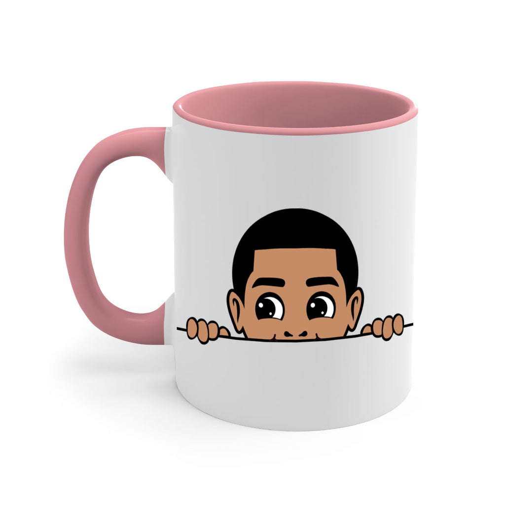 peekaboo boy 17#- Black men - Boys-Mug / Coffee Cup