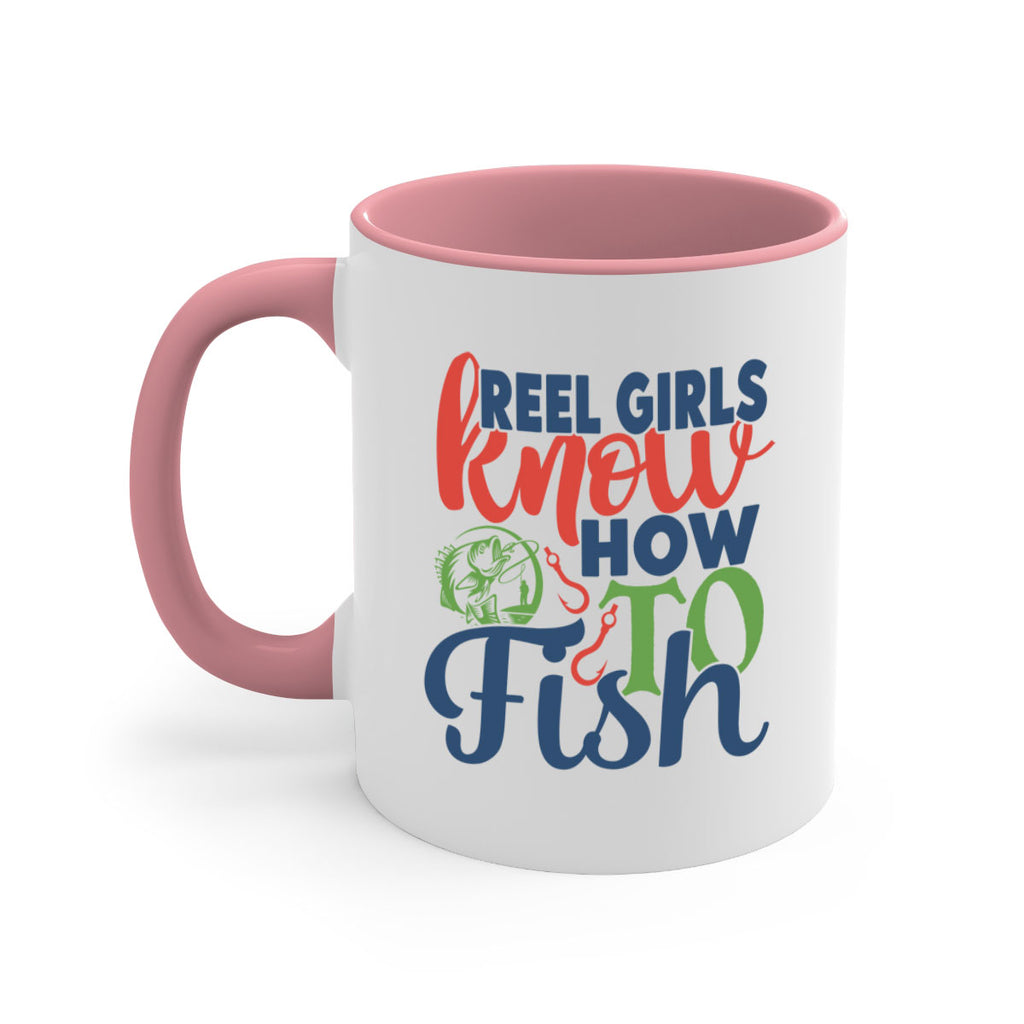 reel girls know how to fish 197#- fishing-Mug / Coffee Cup