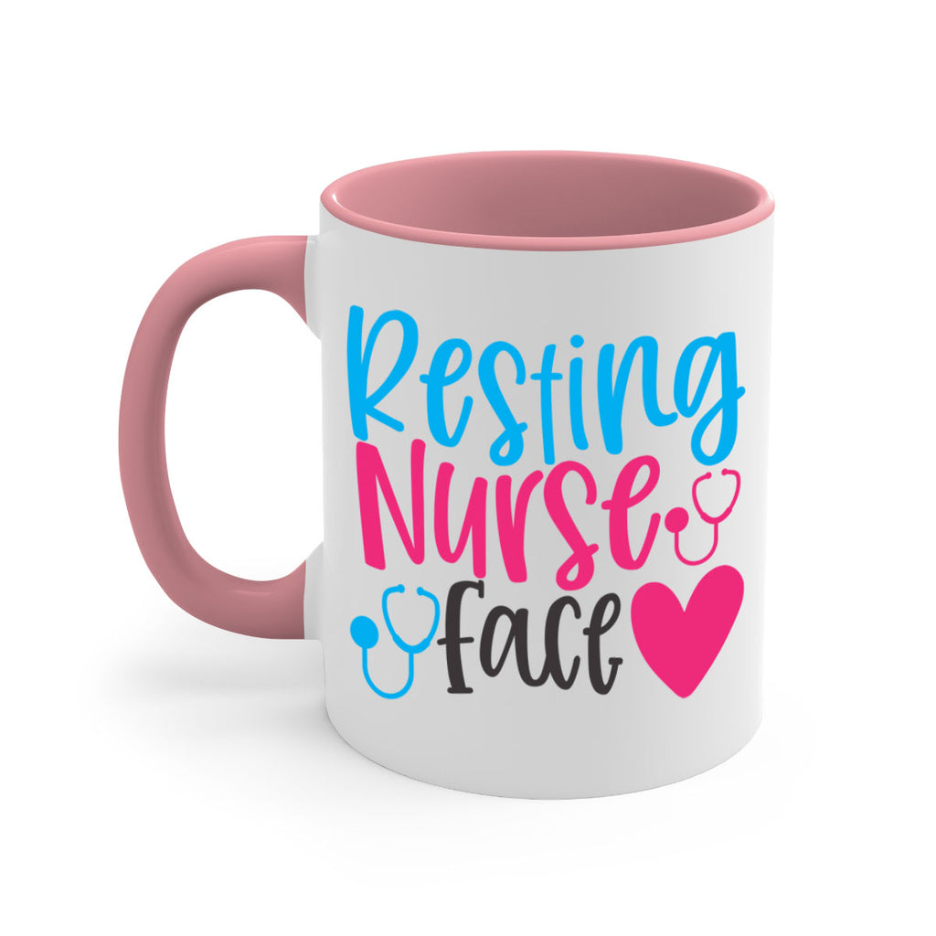 resting nurse face Style 355#- nurse-Mug / Coffee Cup