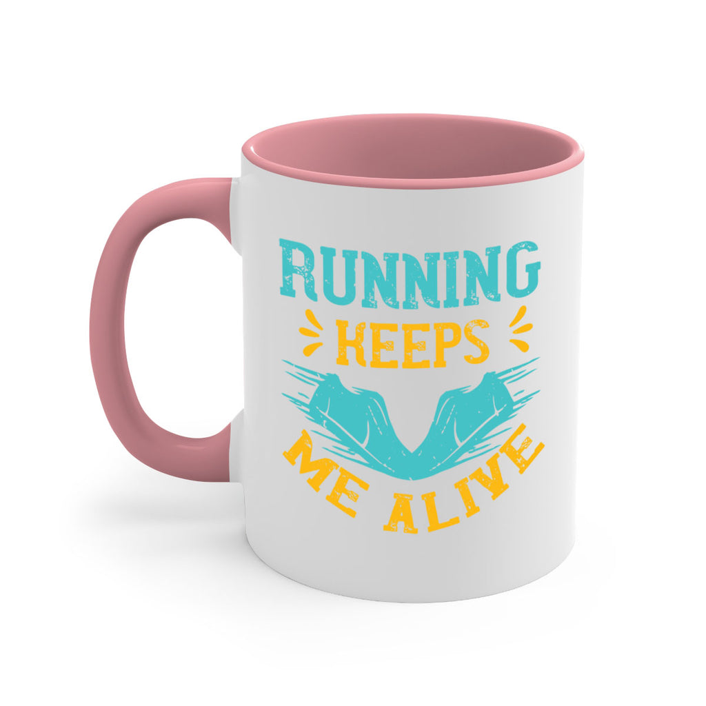 running keeps me alive 19#- running-Mug / Coffee Cup