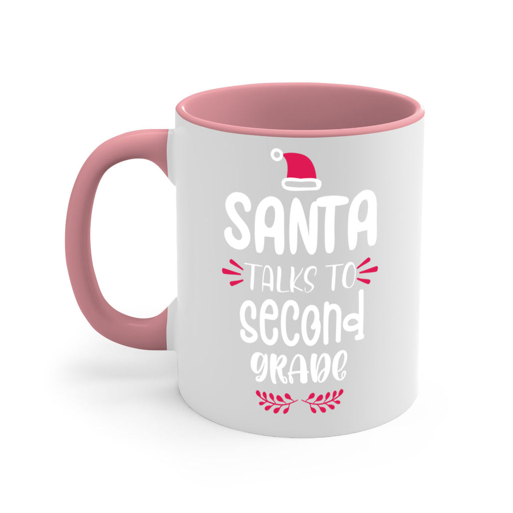 santa talks to second grade style 610#- christmas-Mug / Coffee Cup