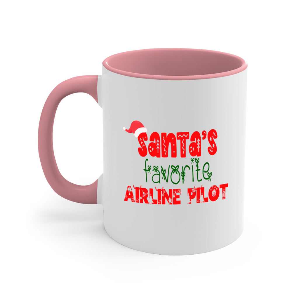 santas favorite airline pilot style 635#- christmas-Mug / Coffee Cup