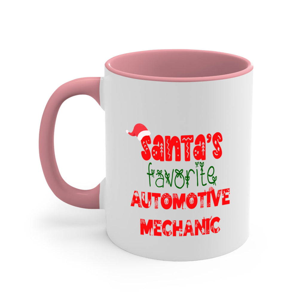 santas favorite automotive mechanic style 668#- christmas-Mug / Coffee Cup