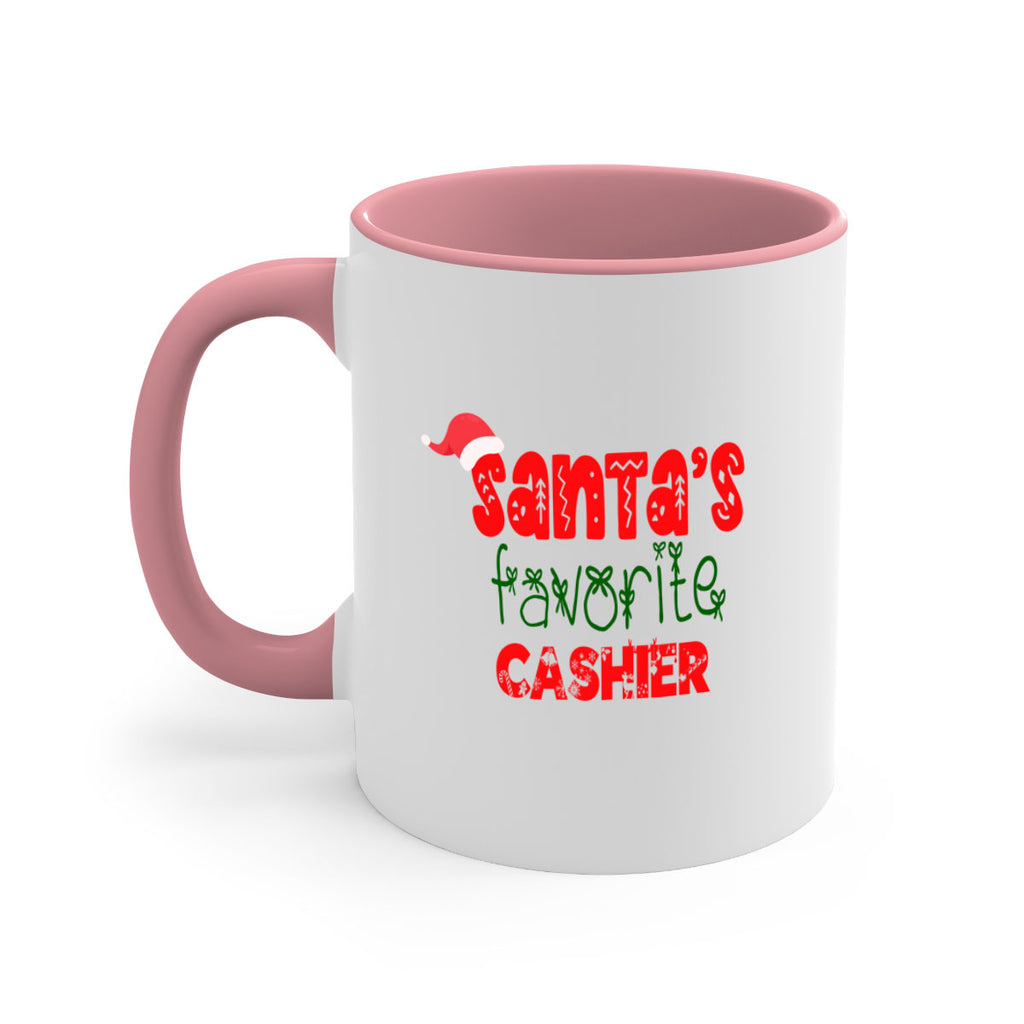 santas favorite cashier style 705#- christmas-Mug / Coffee Cup
