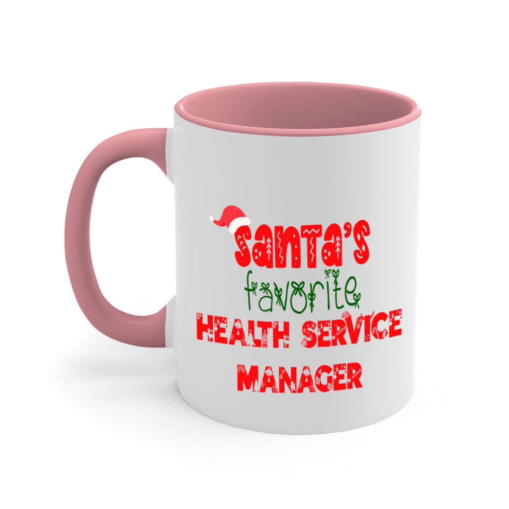 santas favorite health service manager style 866#- christmas-Mug / Coffee Cup