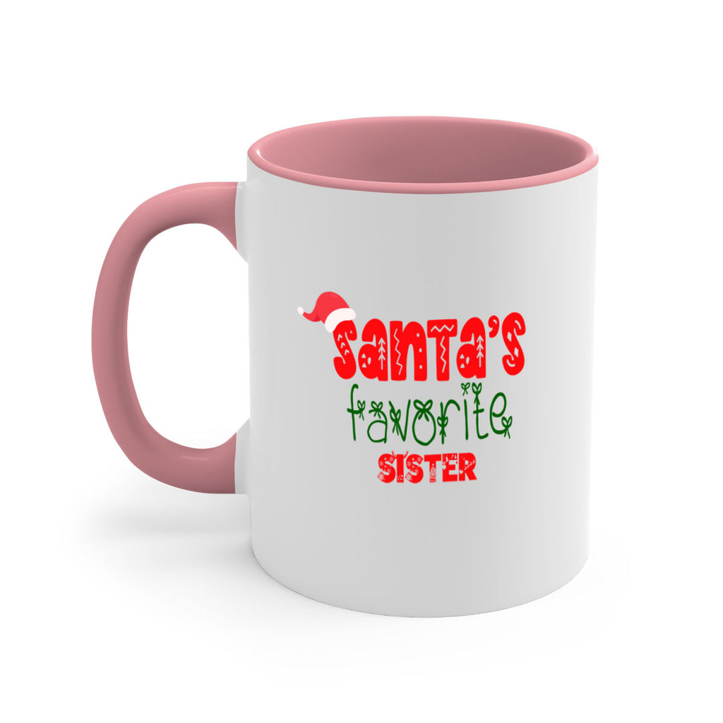 santas favorite sister style 1083#- christmas-Mug / Coffee Cup