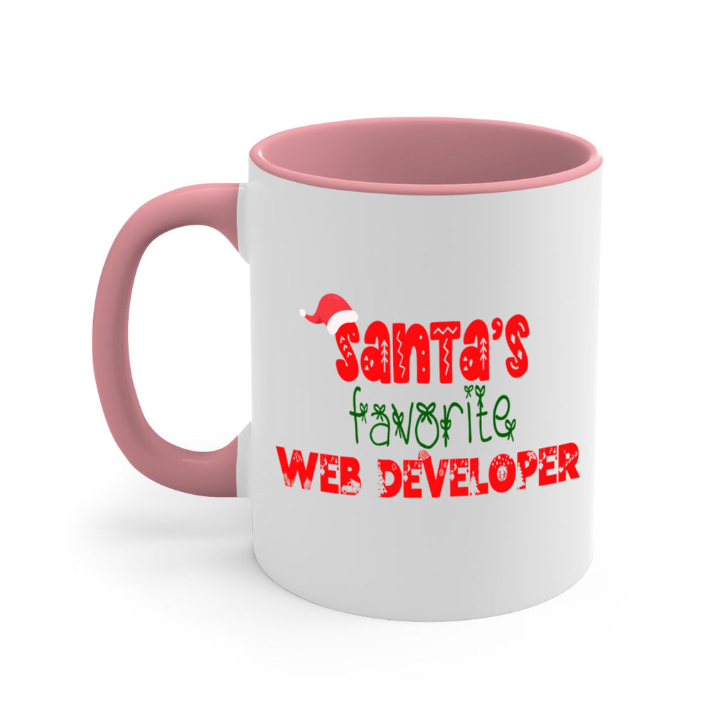 santas favorite web developer style 1154#- christmas-Mug / Coffee Cup