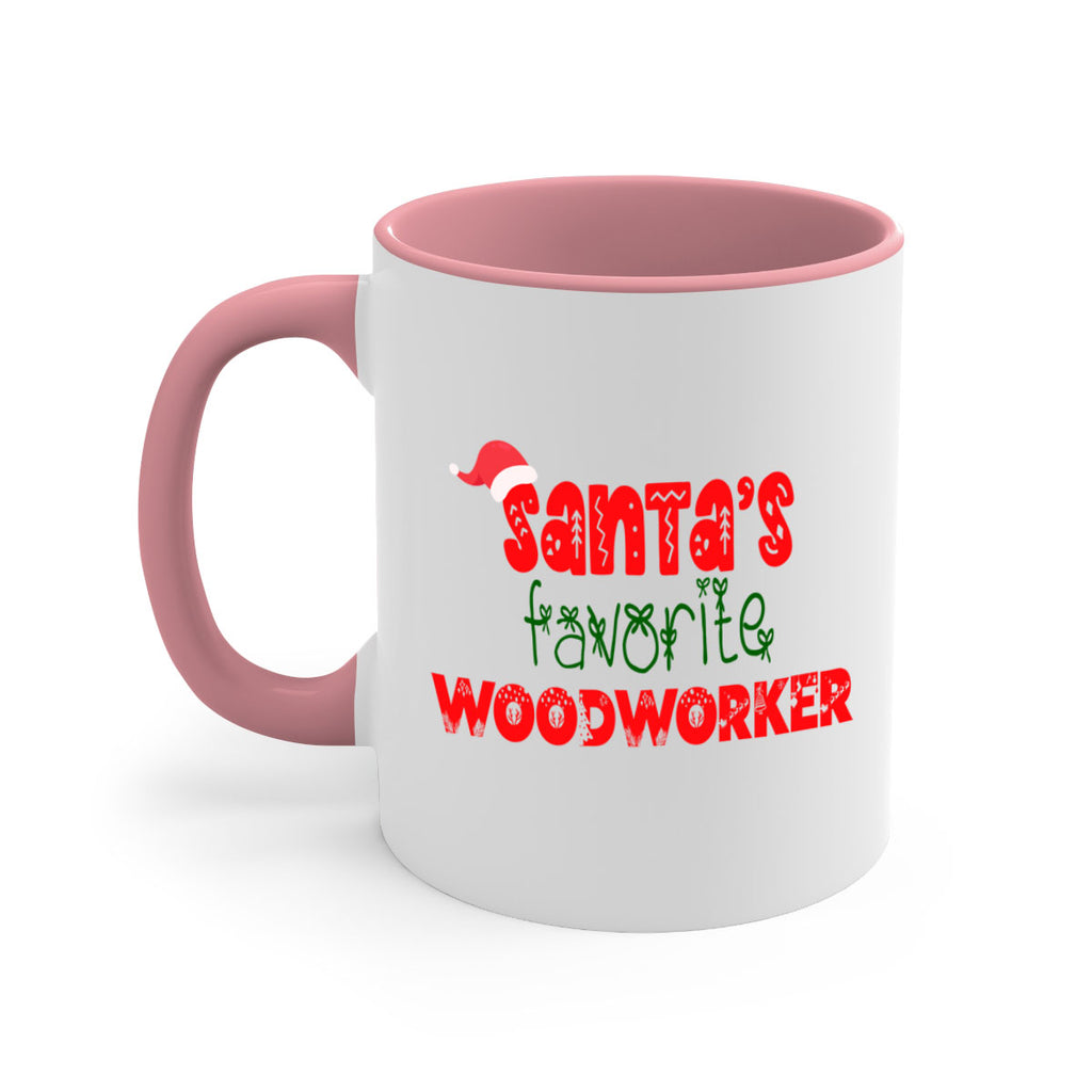 santas favorite woodworker style 1157#- christmas-Mug / Coffee Cup
