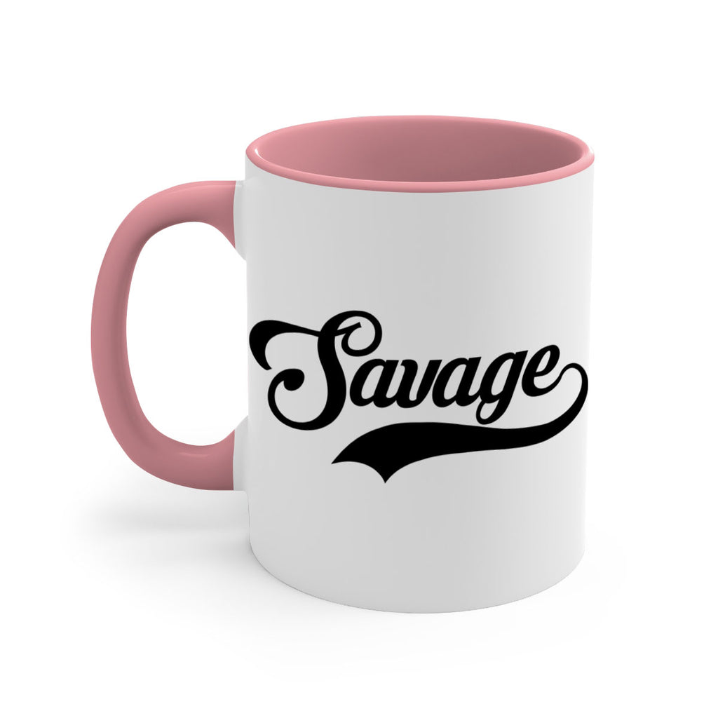 savage script 40#- black words - phrases-Mug / Coffee Cup