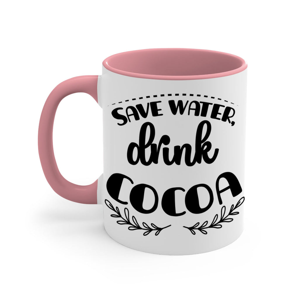 save water, drink cocoa style 1168#- christmas-Mug / Coffee Cup