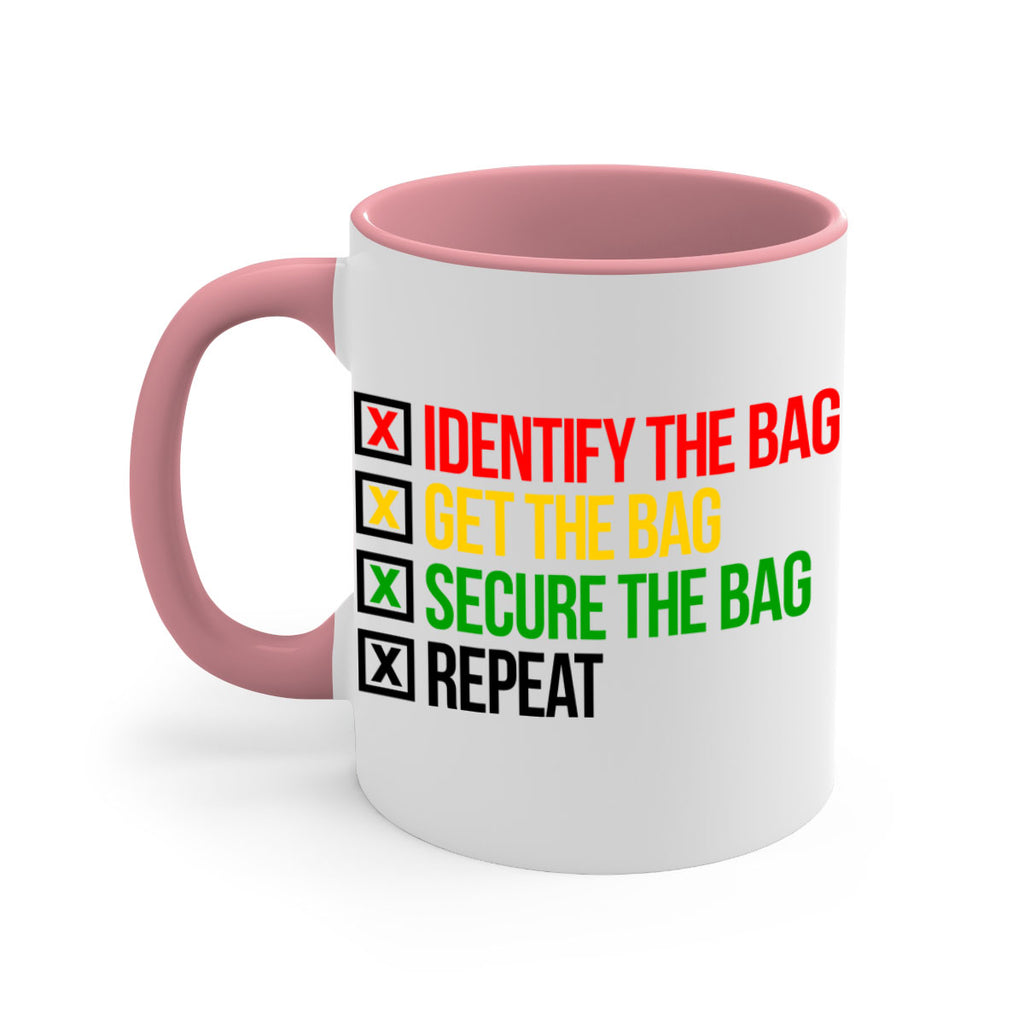 secure the bag 38#- black words - phrases-Mug / Coffee Cup