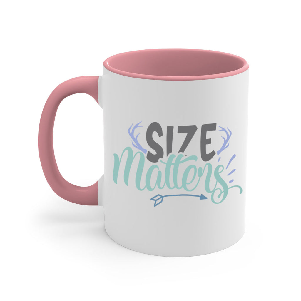 size matters 195#- fishing-Mug / Coffee Cup