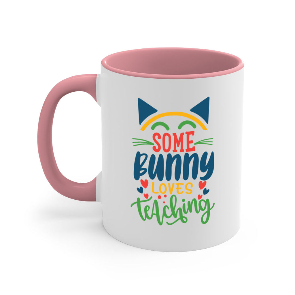 some bunny loves teaching Style 149#- teacher-Mug / Coffee Cup