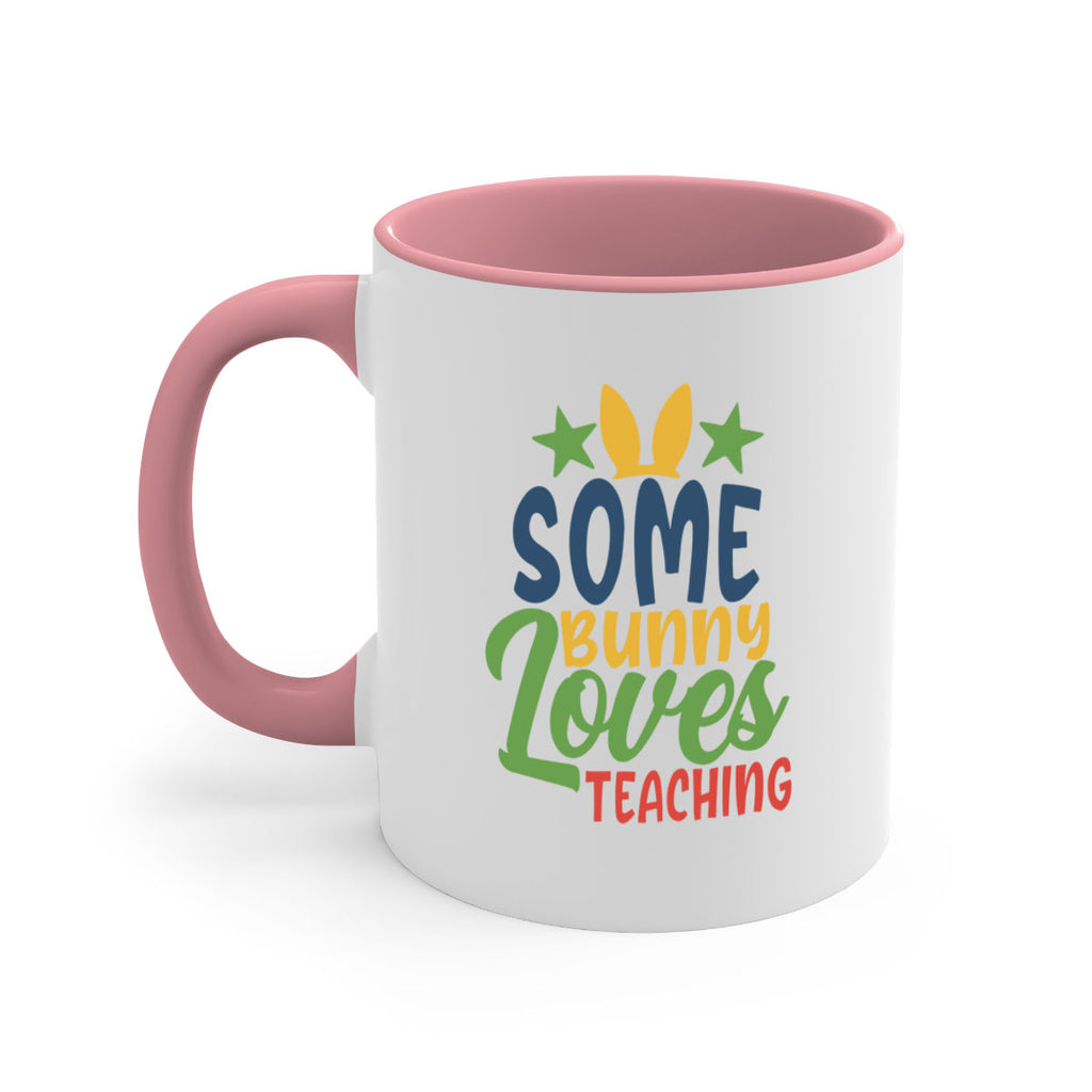 some bunny loves teaching Style 150#- teacher-Mug / Coffee Cup
