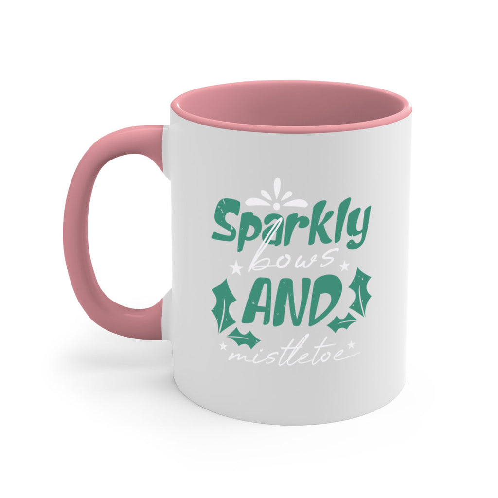 sparkly bows and mistletoe 357#- christmas-Mug / Coffee Cup