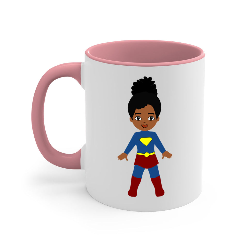 super kids girl 4#- Black women - Girls-Mug / Coffee Cup