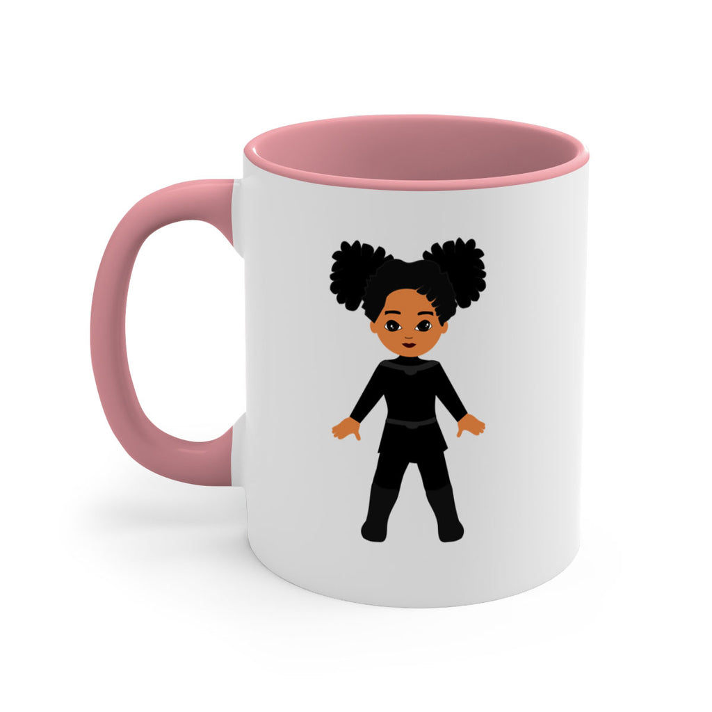 super kids girl 8#- Black women - Girls-Mug / Coffee Cup