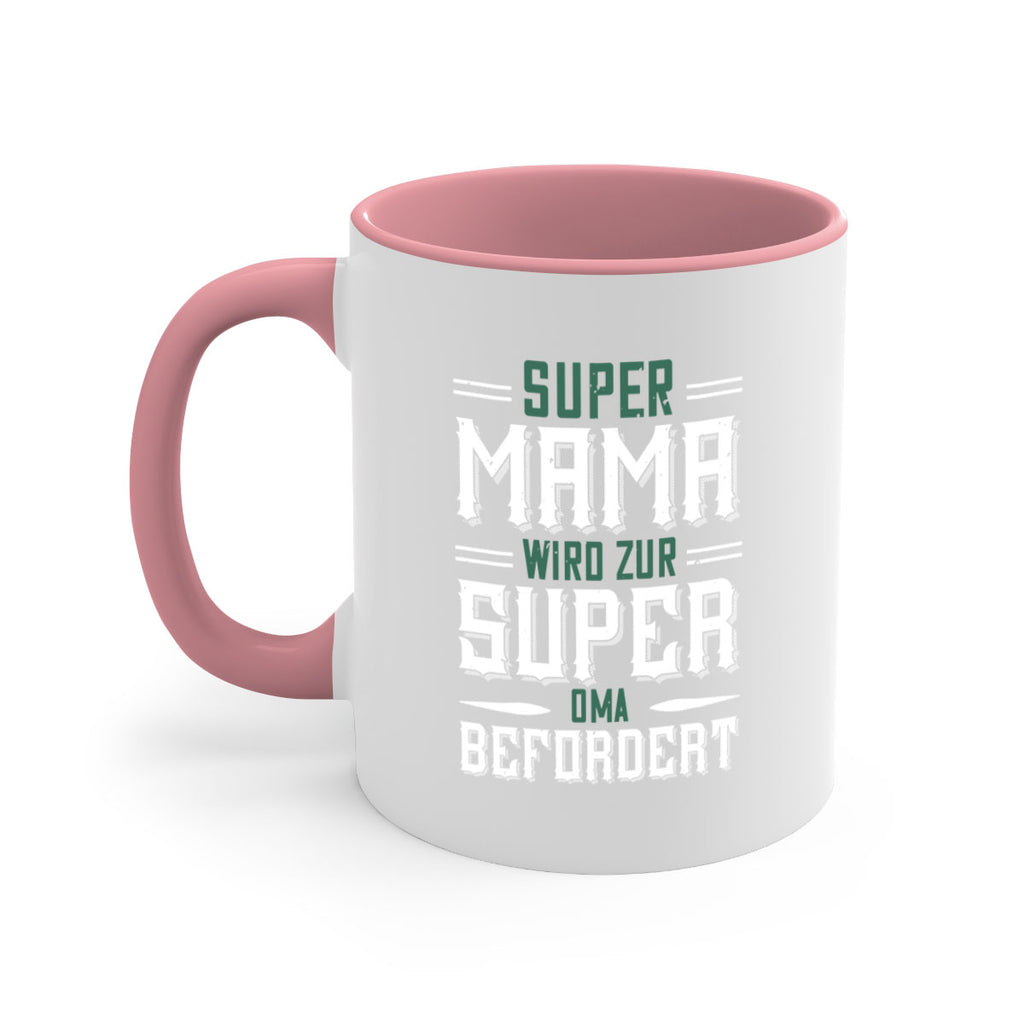 super mama wird zur 9#- grandpa-Mug / Coffee Cup