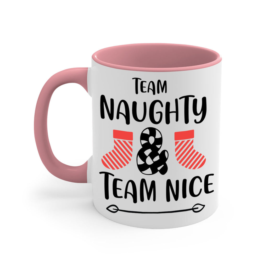 team naughty & team nice style 1188#- christmas-Mug / Coffee Cup