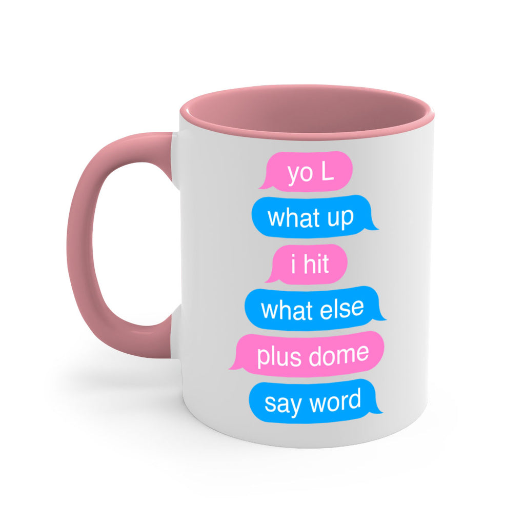 text conversation camron 23#- black words - phrases-Mug / Coffee Cup