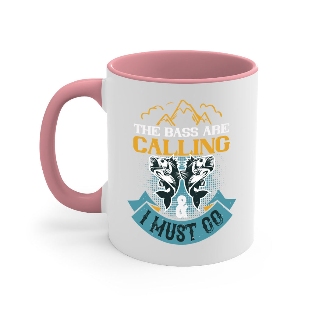 the bass are calling 30#- fishing-Mug / Coffee Cup