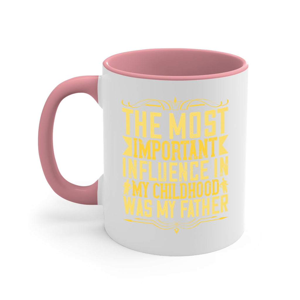 the most important influence in my childhood was my father 16#- parents day-Mug / Coffee Cup