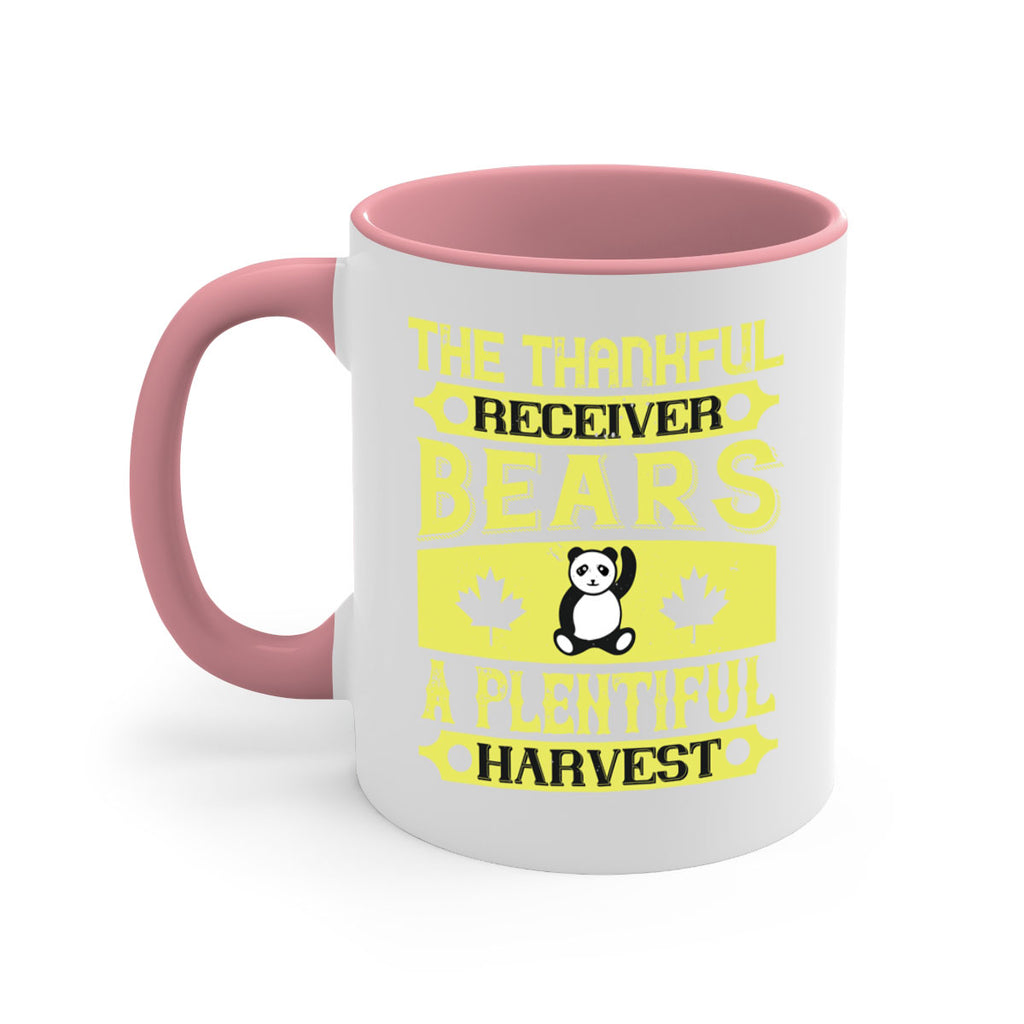 the thankful receiver bears a plentiful harvest 2#- thanksgiving-Mug / Coffee Cup