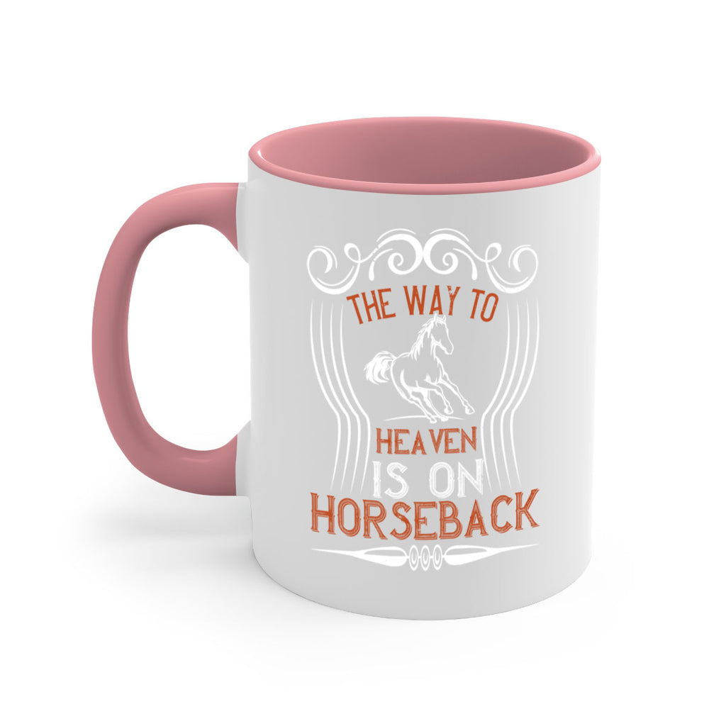 the way to haeven is on horseback Style 19#- horse-Mug / Coffee Cup