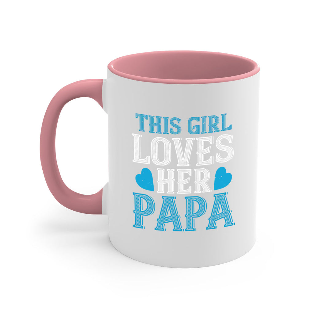 this girl loves her papa 3#- grandpa-Mug / Coffee Cup