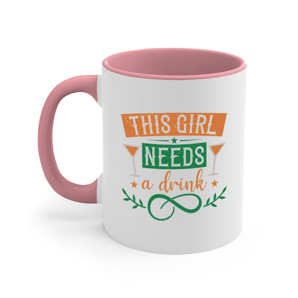 this girl needs a drink 36#- mardi gras-Mug / Coffee Cup