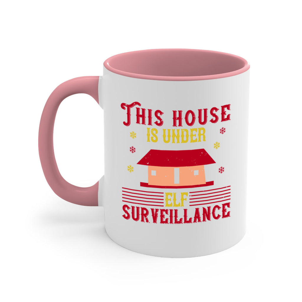 this house is under elf surveillance 349#- christmas-Mug / Coffee Cup