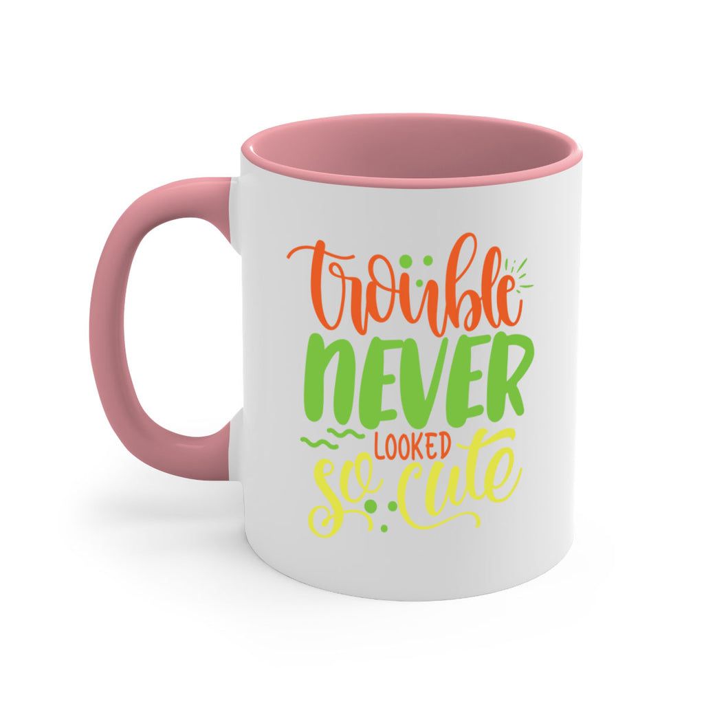 trouble never looked so cute 361#- mom-Mug / Coffee Cup