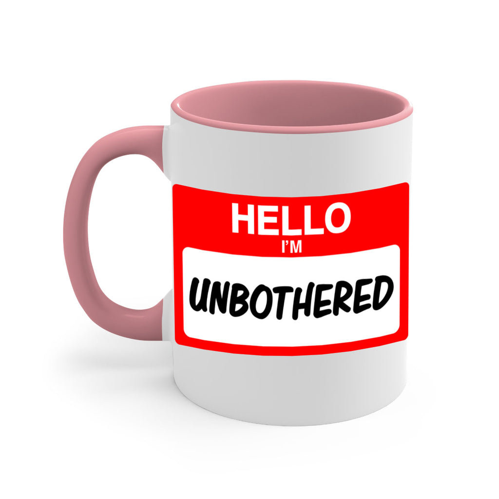 unbothered 14#- black words - phrases-Mug / Coffee Cup