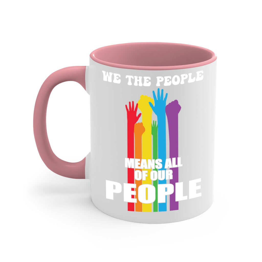 we the people means all lgbt 4#- lgbt-Mug / Coffee Cup
