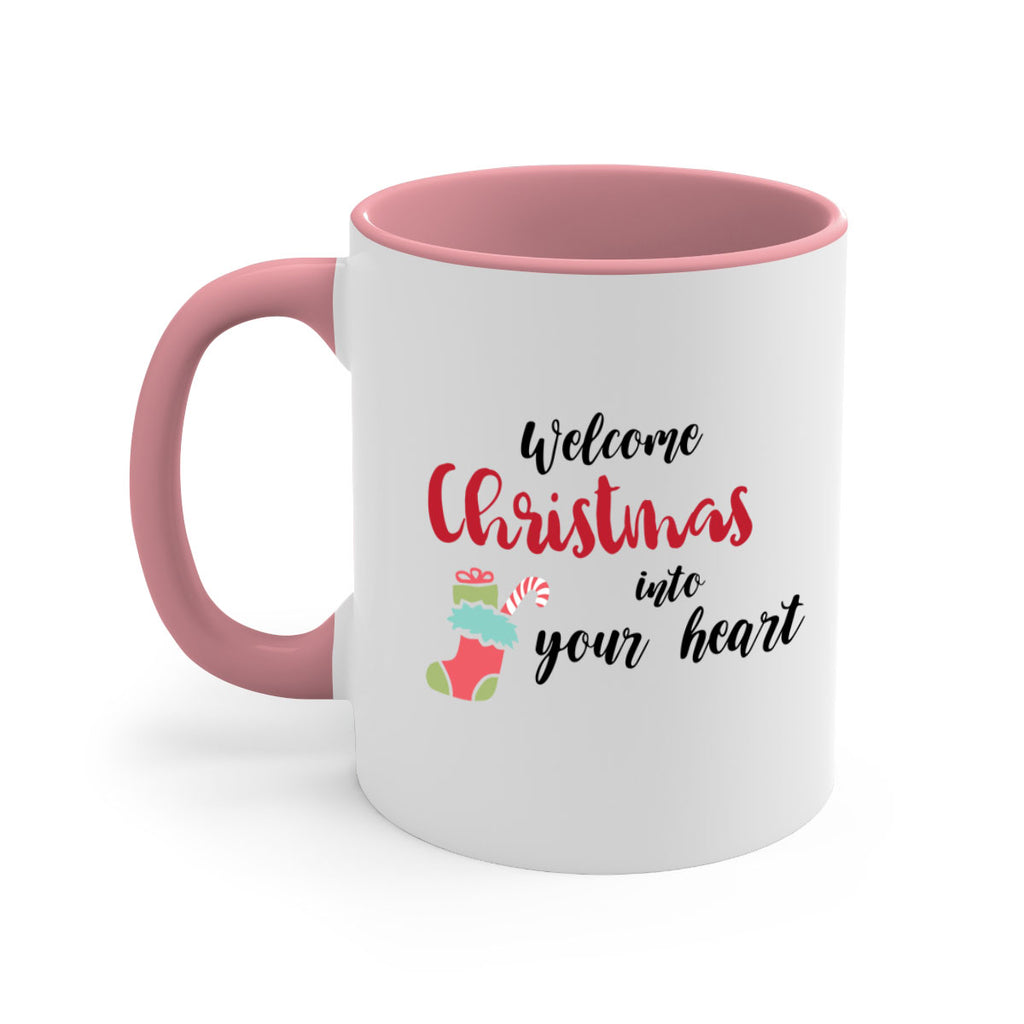 welcome christmas into your heart style 1232#- christmas-Mug / Coffee Cup