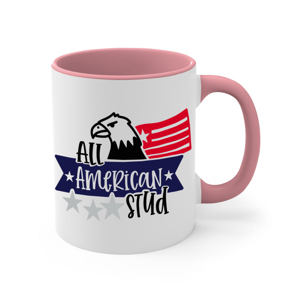 All American Stud Style 142#- 4th Of July-Mug / Coffee Cup