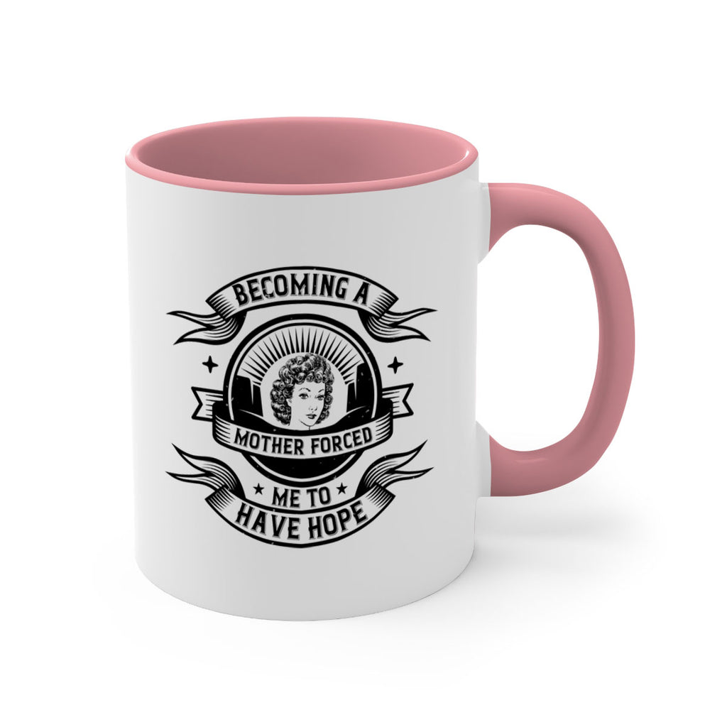 Becoming a mother forced me to have hope Style 28#- Afro - Black-Mug / Coffee Cup