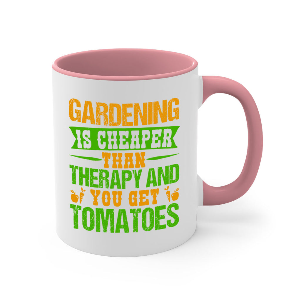 Gardening is cheaper than therapy 63#- Farm and garden-Mug / Coffee Cup