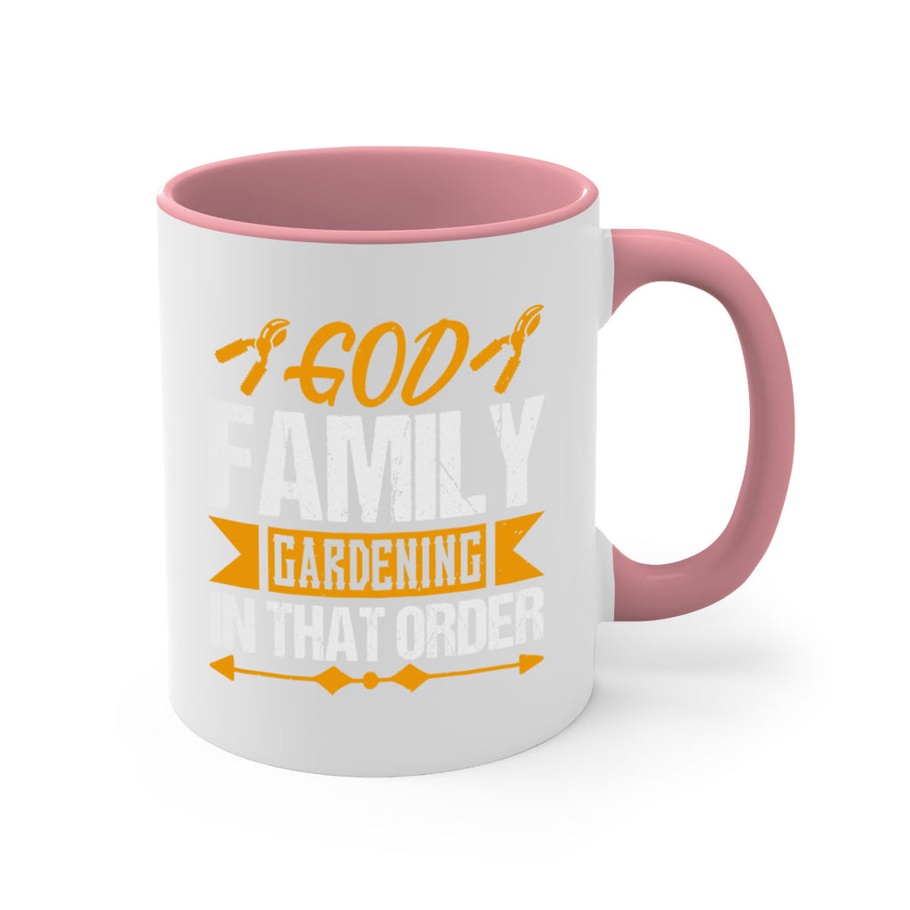 God Family Gardending in that order 60#- Farm and garden-Mug / Coffee Cup