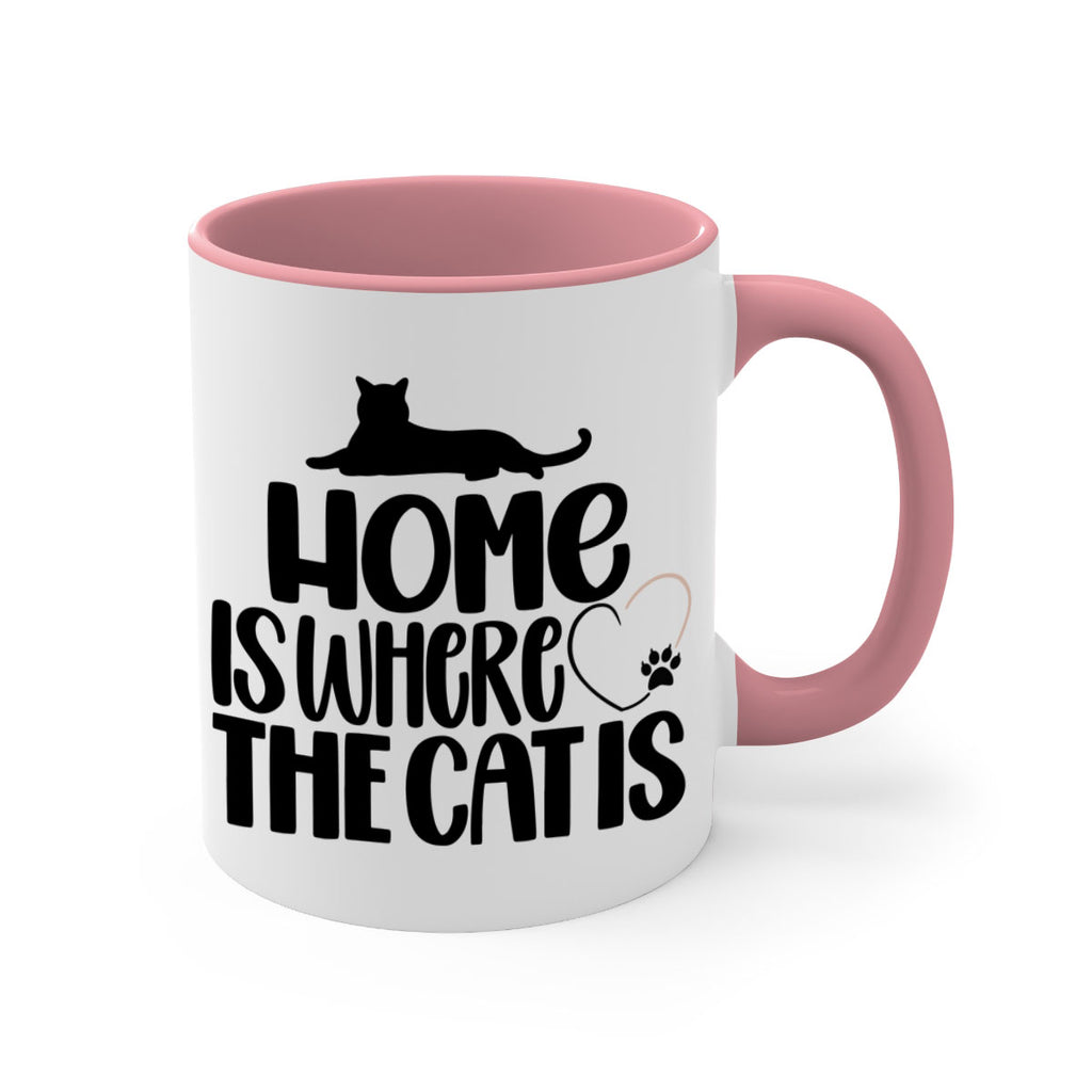Home Is Where The Cat is Style 93#- cat-Mug / Coffee Cup