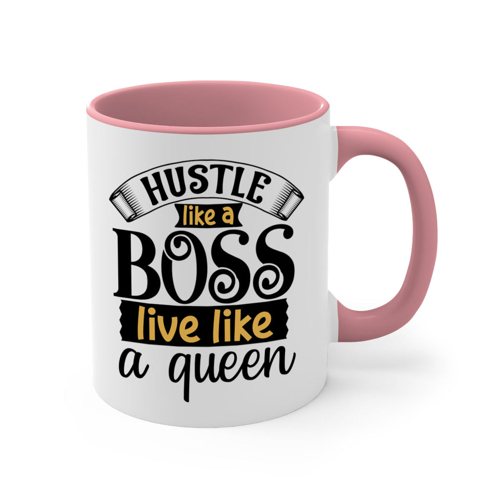 Hustle like a boss live like a queen Style 36#- Black women - Girls-Mug / Coffee Cup