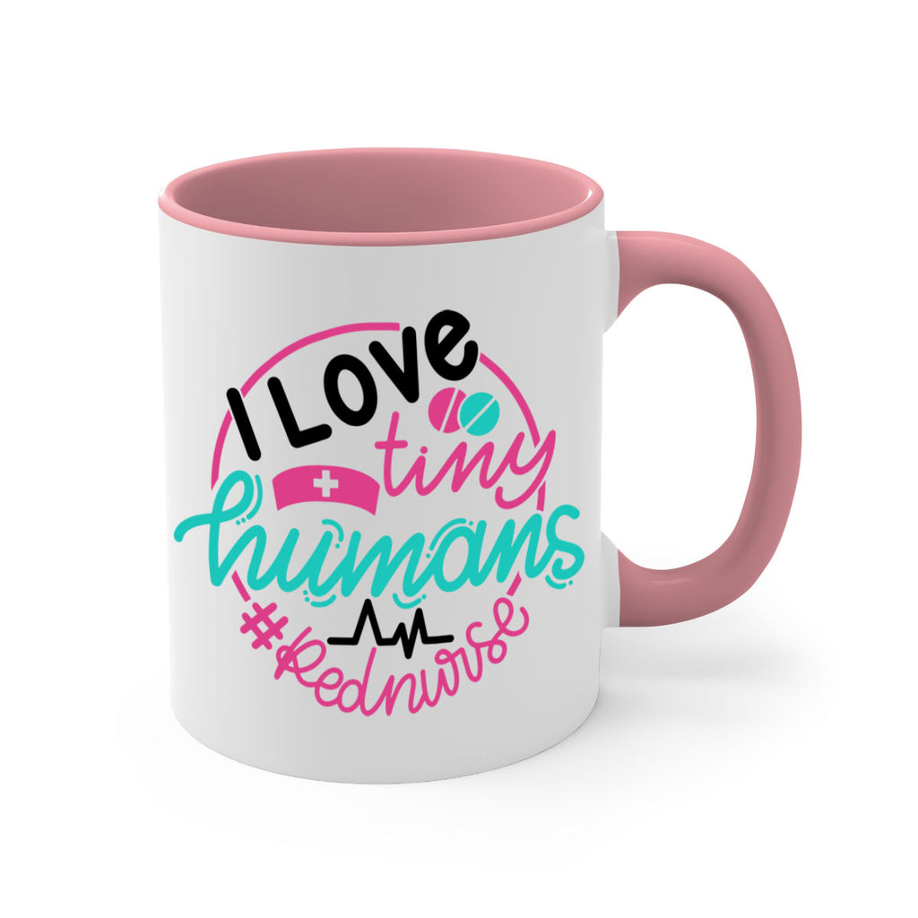 I Love Tiny Humans Red Nurse Style Style 167#- nurse-Mug / Coffee Cup