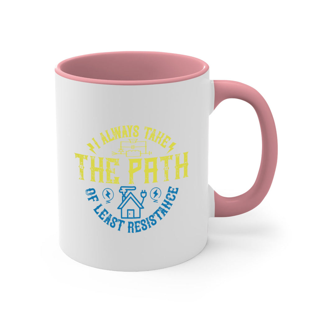 I always take the path of lest resistance Style 39#- electrician-Mug / Coffee Cup